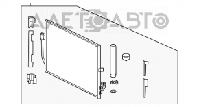 Radiatorul condensatorului de aer condiționat Infiniti QX50 19- nou OEM original