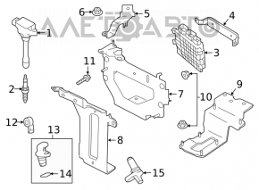 Blocul ECU al motorului Infiniti QX50 19-