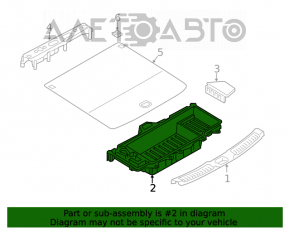 Cutie portbagaj Infiniti QX50 19-