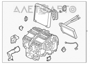 Печка в сборе Infiniti QX50 19- 3-х зонный климат