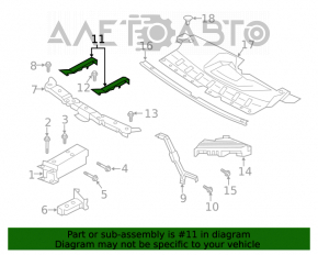 Suport bara grilei radiatorului stânga sus Infiniti QX50 19-