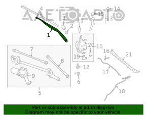 Leash stânga a fărașului Infiniti QX50 19-