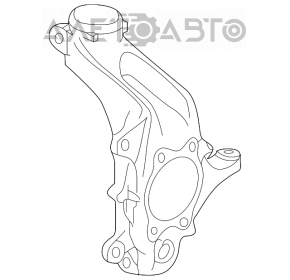 Capacul frontal stânga Infiniti QX50 19-