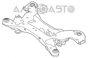 Suport spate Infiniti QX50 19- FWD cu silentblocurile crăpate