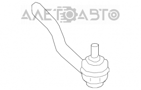 Рулевая тяга с наконечником правая Infiniti QX50 19-