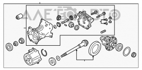 Diferențialul spate reductor Infiniti QX50 19-