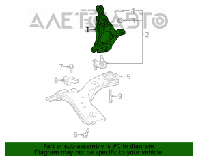 Capacul frontal dreapta Toyota Camry v70 18- SE\XSE