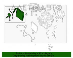 Испаритель Nissan Pathfinder 13-20