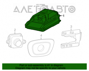 Camera frontală Jeep Cherokee KL 14-18