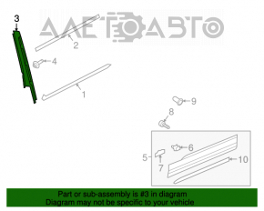 Capac usa laterala spate stanga VW Tiguan 18-