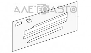 Capac usa inferioara fata dreapta VW Tiguan 18- sub ornamental cromat