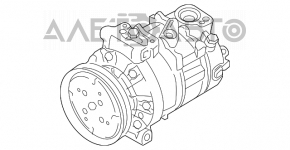 Compresorul de aer condiționat VW Tiguan 18-