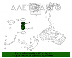 Pompă de combustibil, pompă de benzină VW Tiguan 18- fwd