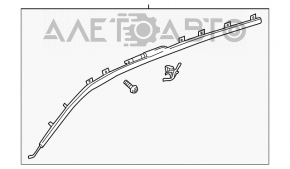 Perna de aerbag lateral dreapta pentru VW Tiguan 18-