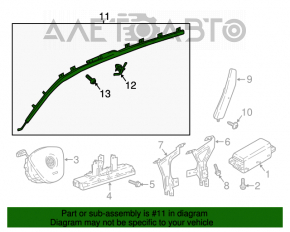 Perna de aerbag laterală stângă pentru VW Tiguan 18-