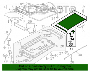 Perdeaua panoramică VW Tiguan 18-plate