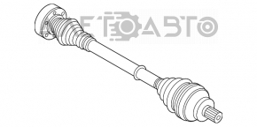 Привод полуось задняя левая VW Tiguan 18- новый OEM оригинал