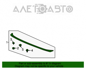 Capacul portbagajului Honda Accord 18-22