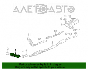 Tubul de admisie Mitsubishi Outlander 14-21 AWD