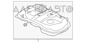 Rezervor de combustibil Mitsubishi Outlander 14-21 AWD, ruginit, cu 2 șuruburi rupte.