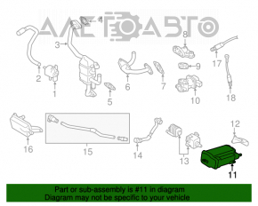 Канистра с углем абсорбер Subaru Outback 15-19 в сборе