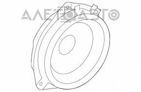 Difuzor ușă față stânga Subaru Legacy 15-19 zdrobit.