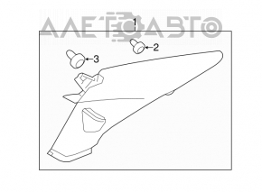 Capac spate stânga pentru Subaru Legacy 15-19 gri