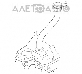 Rezervor de spălare Subaru Legacy 15-19 pentru 1 motor nou original OEM