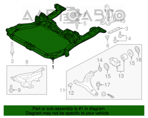 Grila frontala Subaru Legacy 15-19