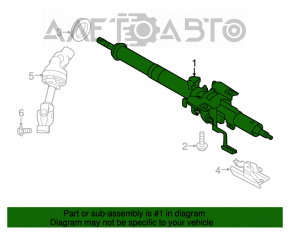 Рулевая колонка Subaru Outback 15-19