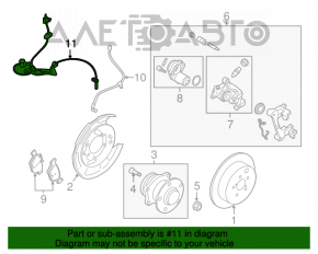 Senzor ABS spate stânga Subaru Legacy 15-19