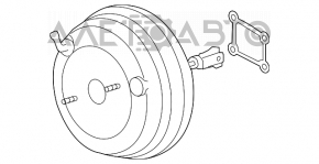 Amplificator de vidare pentru Subaru Legacy 15-19