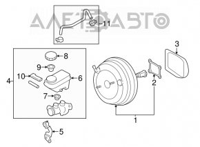 Amplificator de vidare pentru Subaru Legacy 15-19