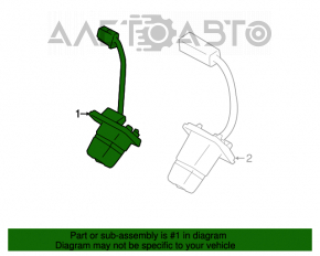 Camera de vizionare spate pentru Subaru Legacy 15-19