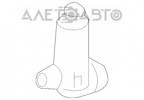 Motorul de spălare a parbrizului pentru Lexus RX350 RX450h 16-22, nou, original OEM.