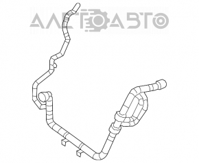 Патрубок охлаждения нижний Jeep Cherokee KL 14-18 2.4