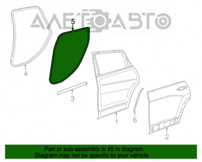 Уплотнитель дверного проема задний правый Jeep Cherokee KL 14-18
