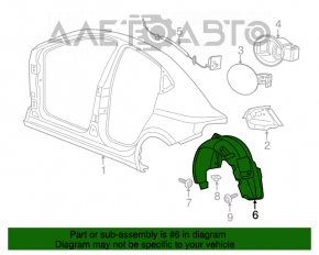 Aripa spate stânga Dodge Dart 13-16