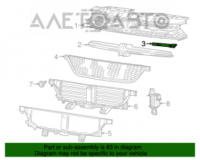 Grila radiatorului pentru Dodge Dart 13-16