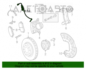 Senzor ABS frontal stânga Dodge Dart 13-16