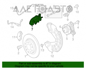 Suport spate dreapta Dodge Dart 13-16