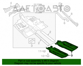 Protecție pentru podea stânga Dodge Dart 13-16