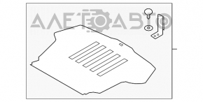 Capacul portbagajului Kia Optima 16 - negru