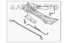 Grila stergatoarelor din plastic pentru Kia Optima 16-