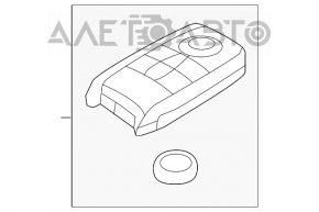 Cheie Kia Optima 16 - 4 butoane