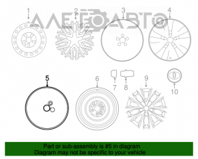 Set de jante R18 5*114.3 4 buc Toyota Camry v55 15-17 XSE