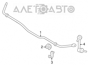 Stabilizator spate Nissan Murano z52 15-27mm