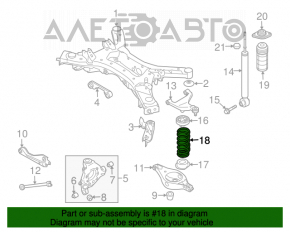 Arc spate dreapta Nissan Murano z52 15- rigiditate 2, culoare maro-roz.