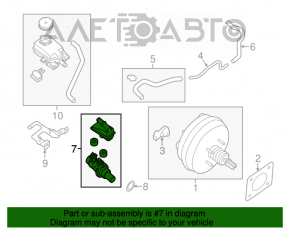 Главный тормозной цилиндр с бачком Nissan Murano z52 15-