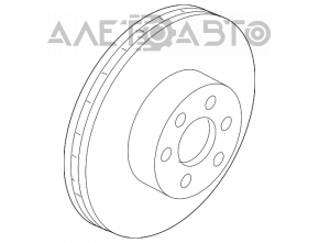 Disc frana spate stanga Nissan Murano z52 15 - nou original OEM